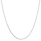 14k White Gold Solid Box 14 Inch Chain Necklace