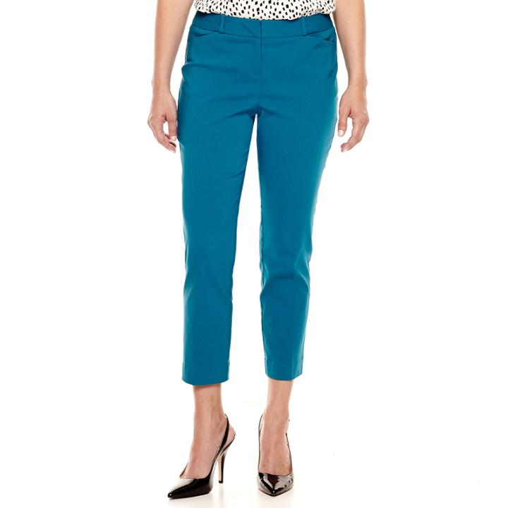 Worthington Slim-fit Ankle Pants - Petite