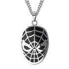 Marvel Spiderman Mens Stainless Steel Pendant Necklace