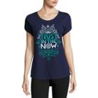 Made For Life Short Sleeve Crew Neck T-shirt-womens Petite