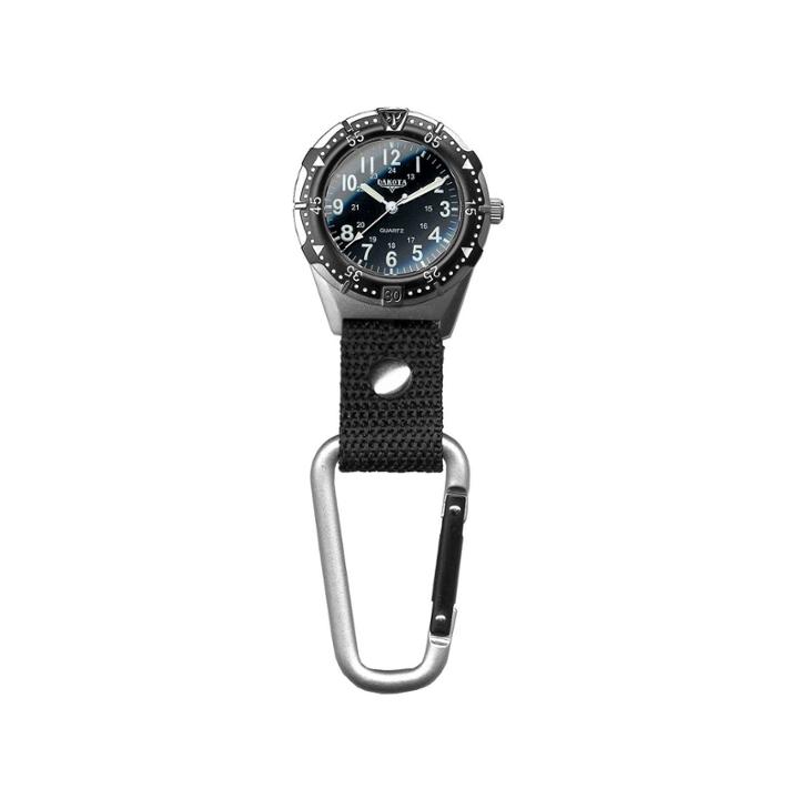 Dakota Men's Lighweight Aluminum Backpacker Clip Watch 28446