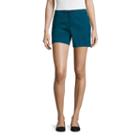Liz Claiborne Twill Chino Shorts