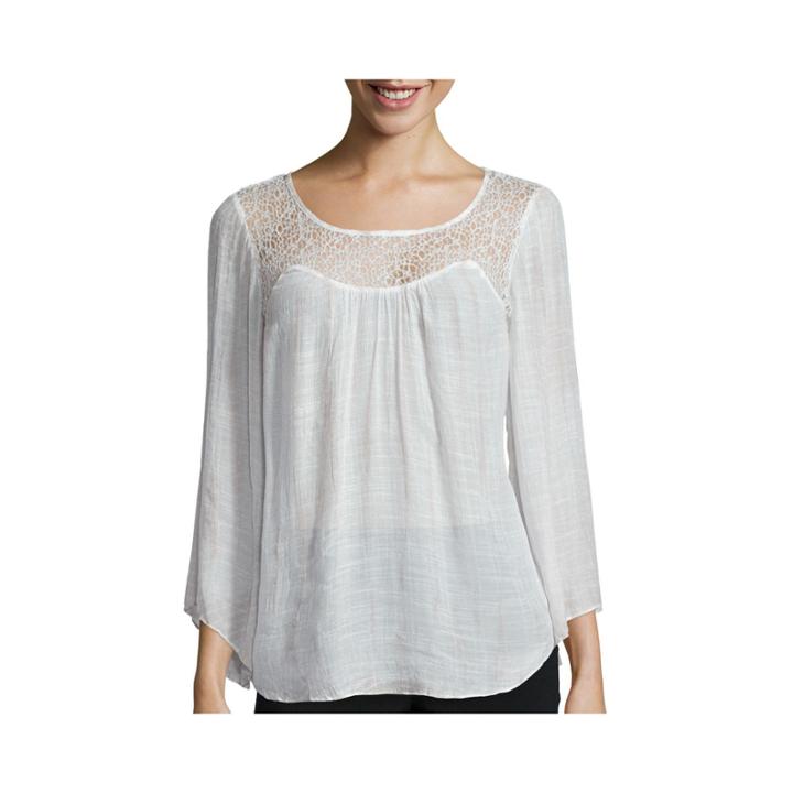 Alyx Long-sleeve Tie-dye Gauze Top