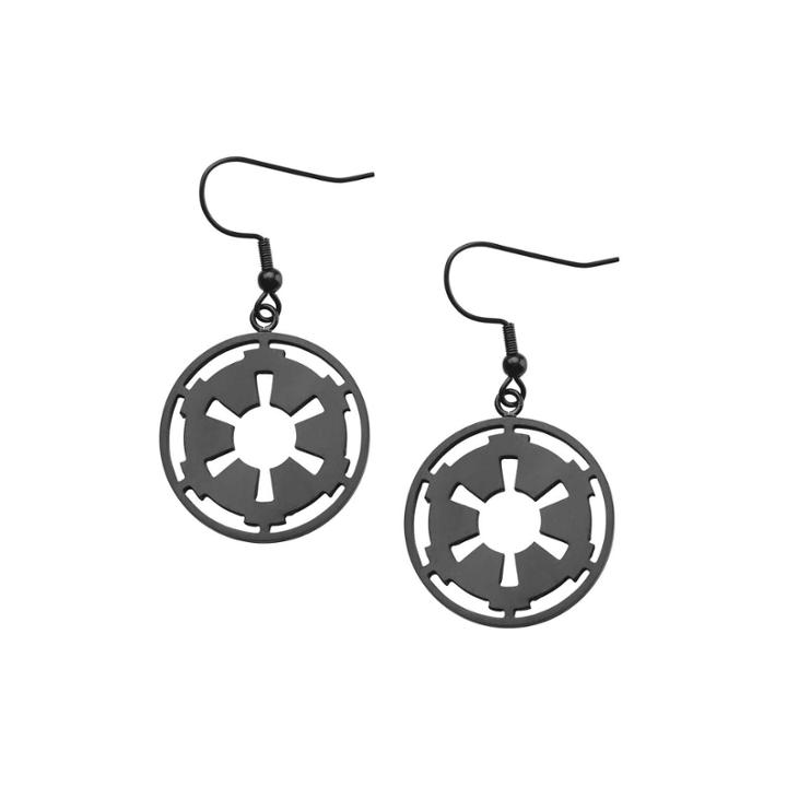 Star Wars Stainless Steel Galactic Empire Symbol Earrings