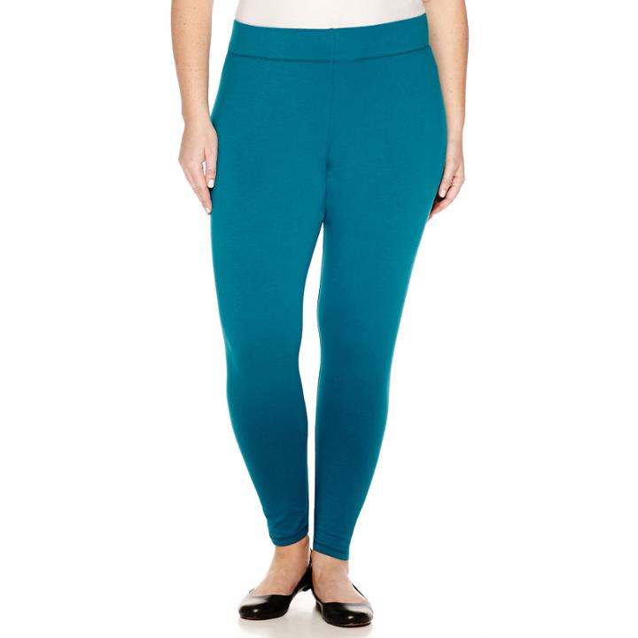 Mixit&trade; Solid Knit Leggings - Plus