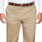 Savane Straight Fit Flat Front Pants-big And Tall