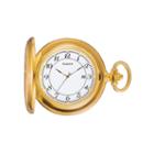 Pulsar Mens Gold-tone Stainless Steel Pocket Watch Pxd198