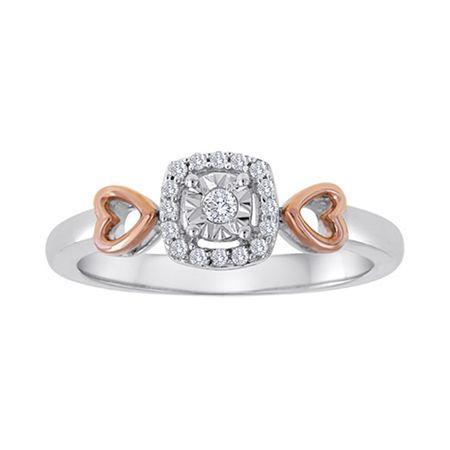 1/10 Ct. T.w. Diamond Two-tone Ring
