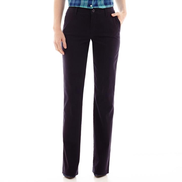 St. John's Bay Bedford Twill Pants - Tall