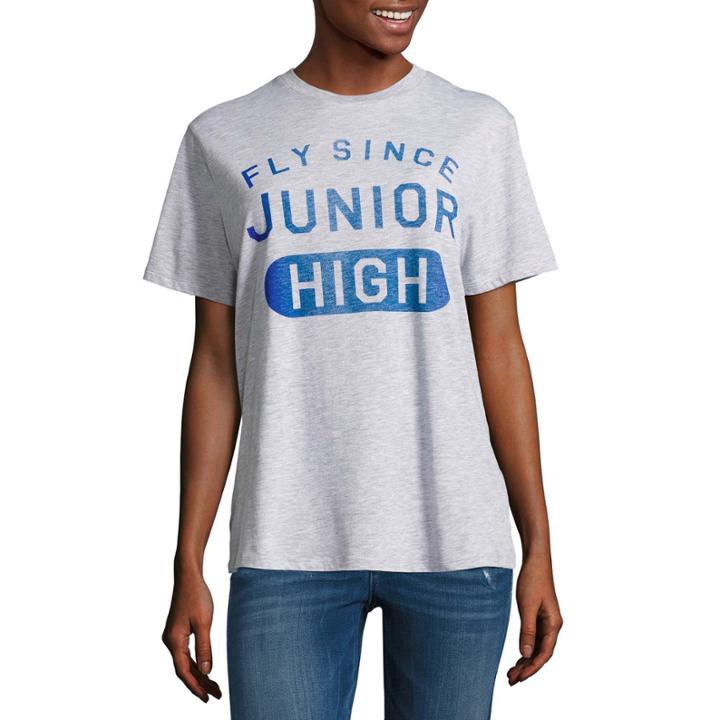 Fly Since Junior High Graphic T-shirt- Junior