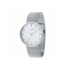 Fjord Mesh Band Mens Silver Tone Expansion Watch-fj-3027-22