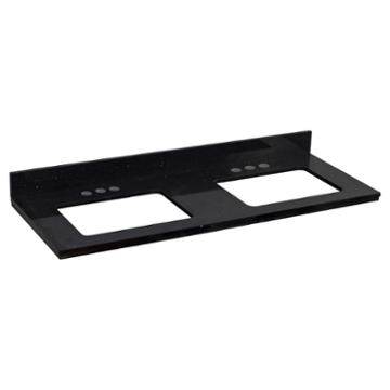 American Imaginations Shaker Rectangle Countertop4-in. O.c. Left-right Faucet Quartz Top