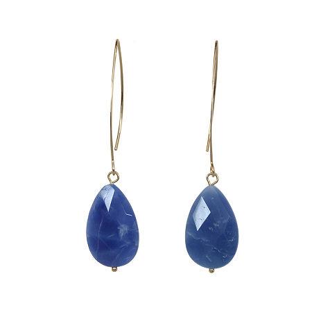 Rox By Alexa Blue Quartz Teardrop Earrings