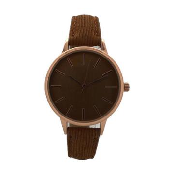 Olivia Pratt Womens Brown Strap Watch-d60037cognac