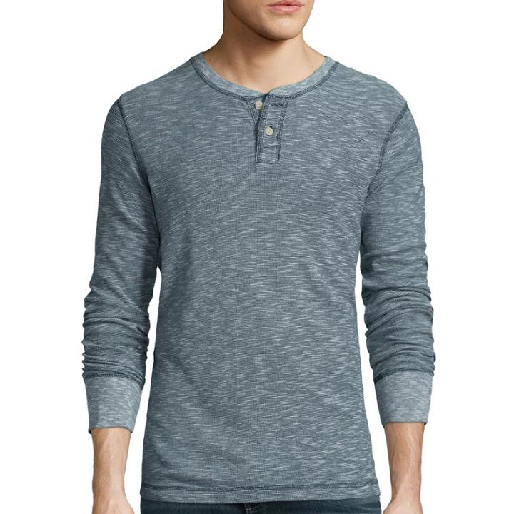 Arizona Long-sleeve Henley Thermal Shirt