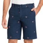 Izod Saltwater Beachtown Printed Short Twill Cargo Shorts Big And Tall