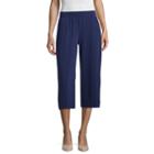 Liz Claiborne Pull On Crop - Tall Inseam 26.5