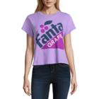 Short Sleeve Fanta Crop T-shirt- Juniors