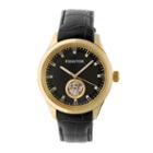 Heritor Unisex Black Strap Watch-herhr7006