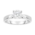 True Love, Celebrate Romance 1 Ct. Diamond Solitaire 14k White Gold Bridal Ring