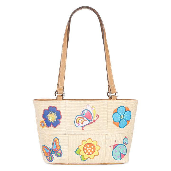 Rosetti Block Party Double Handle Satchel Bag