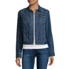 St. John's Bay Denim Jacket-petite