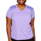 Xersion&trade; Short-sleeve Mesh T-shirt - Plus