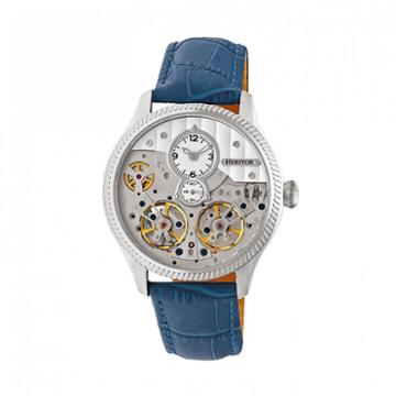 Heritor Unisex Blue Strap Watch-herhr7303