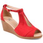 Journee Collection Jc Kedzie Womens Wedge Sandals