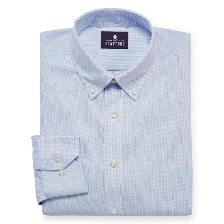 Stafford Executive Non-iron Pinpoint Oxford Dress Shirt