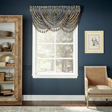 Croscill Classics Allyce Rod-pocket Waterfall Valance