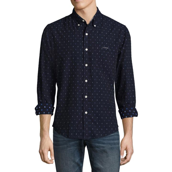 U.s. Polo Assn. Long Sleeve Dots Button-front Shirt