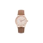 Geneva Platinum Womens Brown Strap Watch-15031