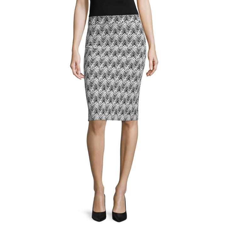 Liz Claiborne Chevron Knit Skirt