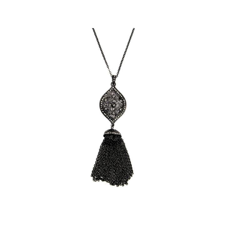 Bold Elements Womens Clear Strand Necklace