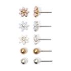 Mixit 5-pr. Daisy & Ball Stud Earring Set