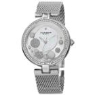 Akribos Xxiv Womens Silver Tone Strap Watch-a-881ss