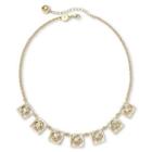 Liz Claiborne Gold-tone Crystal Necklace