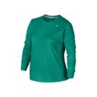 Nike Long-sleeve Miler Tee - Plus