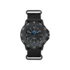 Timex Rugged Mens Black Fabric Strap Watch