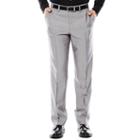 Men's Jf J. Ferrar Gray Shimmer Shark Flat-front Slim Fit Suit Pants