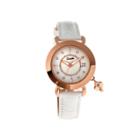 Bertha Womens Kaylee Mother-of-pearl White Leather-band Watch With Datebthbr5404