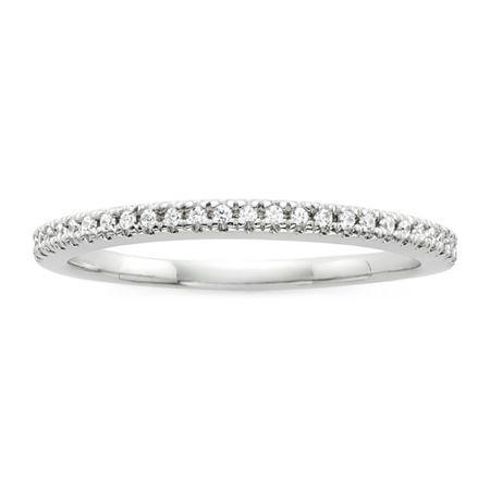 Modern Bride Signature 1/10 Ct. T.w. Diamond 14k White Gold Wedding Band
