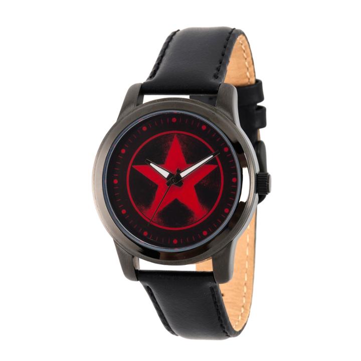Avengers Mens Black Strap Watch-wma000217