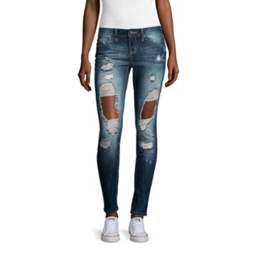 Soundgirl Destructed Skinny Jeans