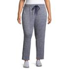 St. John's Bay Active Texture Mix Colorblock Pant - Plus