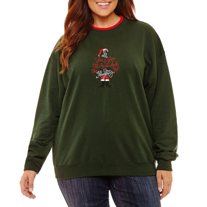 Long Sleeve Holiday Sweatshirt