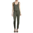 A.n.a Sleeveless Cinched Waist Knit Jumpsuit