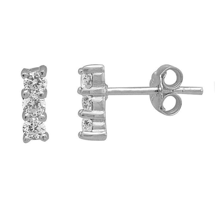 Itsy Bitsy Itsy Bitsy Clear 8.4mm Stud Earrings