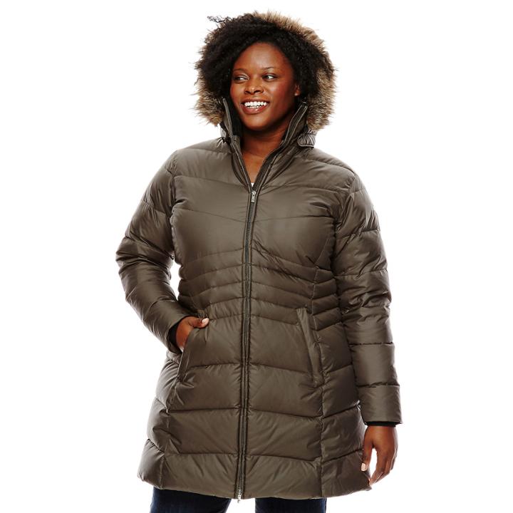 Columbia Storm Warmer Long Down Jacket - Plus